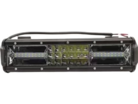 LA10301 KRAMP LED-es munka-fényhíd, 81 W, 7290 lm, téglalap, 12/24 V, fehér, 301,8x89 mm, vezetékes, kombinált, 54 LED-es LA10301 KRAMP LED-es munka-fényhíd, 81 W, 7290 lm, téglalap, 12/24 V, fehér, 301,8x89 mm, vezetékes, kombinált, 54 LED-es