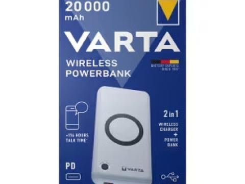 VT57909 VARTA Vezeték nélküli Powerbank 20000