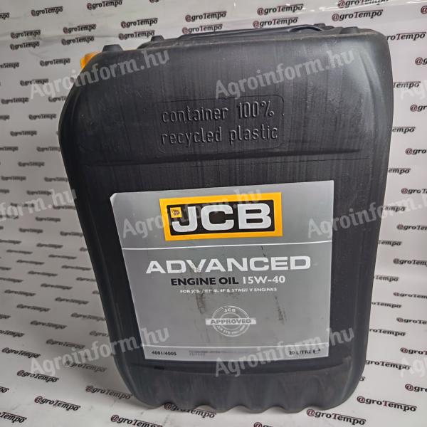 4001/4005i JCB Advanced Engine Oil - Motorolaj 15W-40 (20L)