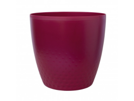 Plastia Perla kaspó 30 cm vörösbor