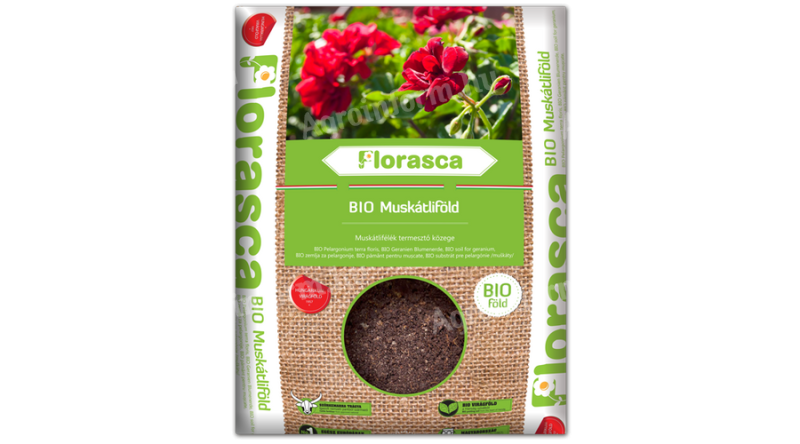 Florasca Bio muskátliföld 20 l