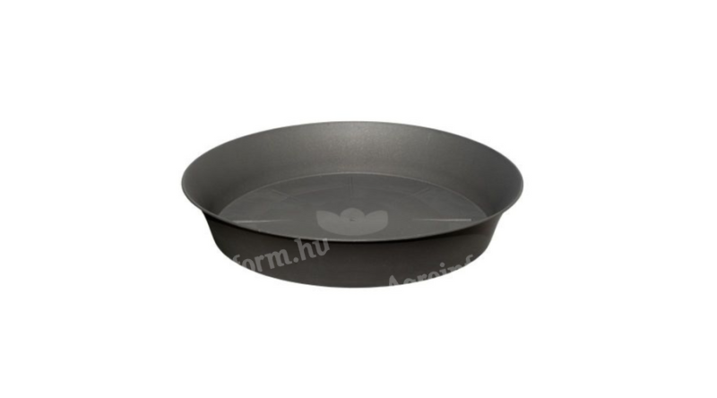 Plastia cserépalátét Tulipan 35cm antracit