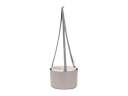 Plastia cserép Berberis 26 cm akasztós taupe-e.csont
