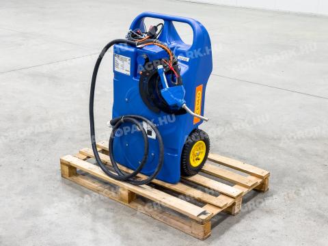 ÚJ CEMO 100 literes gurulós AdBlue tartály. töltőpisztollyal, 12V-os szivattyúval, 3,7 méter tömlővel ÚJ CEMO 100 literes gurulós AdBlue tartály. töltőpisztollyal, 12V-os szivattyúval, 3,7 méter tömlővel