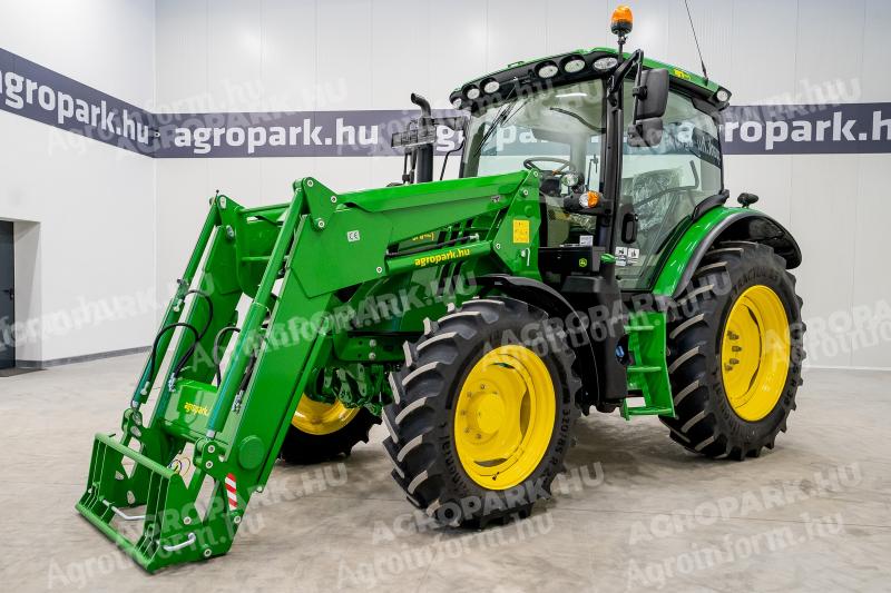 ÚJ homlokrakodó John Deere traktorokhoz. 6110M-6140M és 6110R-6130R modellekhez, joystick, párhuzamos szintezés, 2000 kg teherbírás
