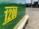 ÚJ 1200 kg-os fronthidraulika tömbsúly, zöld színben. fém külső héj, beton belső, zöld színű, vonórésszel, AGROPARK felirattal
