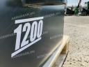 ÚJ 1200 kg-os fronthidraulika tömbsúly, szürke színben. fém külső héj, beton belső, szürke színű, vonórésszel, AGROPARK felirattal