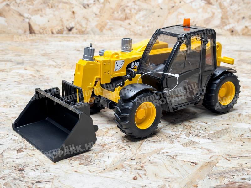 ÚJ Caterpillar Bruder játék teleszkópos rakodó. valósághű funkciók, strapabíró kivitel ABS műanyagból, 4 éves kortól, 1:16 méretarány