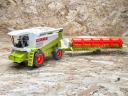 ÚJ Claas Lexion 480 játék kombájn. valósághű funkciók, strapabíró kialakítás ABS műanyagból, 4 éves kortól ajánlott,  1:16 méretarány