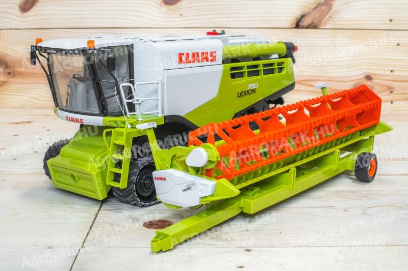 ÚJ Claas Lexion 780 Terra Trac Bruder játékkombájn. valósághű funkciók, strapabíró kialakítás ABS műanyagból, 4 éves kortól ajánlott, 1:16 méretarány