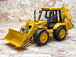 ÚJ JCB 4CX Bruder játékmarkoló árokásóval. valósághű funkciók, strapabíró kialakítás ABS műanyagból, 4 éves kortól ajánlott, 1:16 méretarány