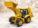 ÚJ JCB 4CX sárga játékmarkoló árokásóval. valósághű funkciók, strapabíró kialakítás ABS műanyagból, 4 éves kortól ajánlott, 1:16 méretarány