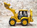 ÚJ JCB 4CX sárga játékmarkoló árokásóval. valósághű funkciók, strapabíró kialakítás ABS műanyagból, 4 éves kortól ajánlott, 1:16 méretarány