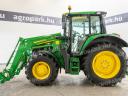 ÚJ homlokrakodó John Deere traktorokhoz. 6090M, 6100M, 6110M, 6120M rövid alvázas modellekhez (MY20-), joystick, párhuzamos szintezés, 2000 kg