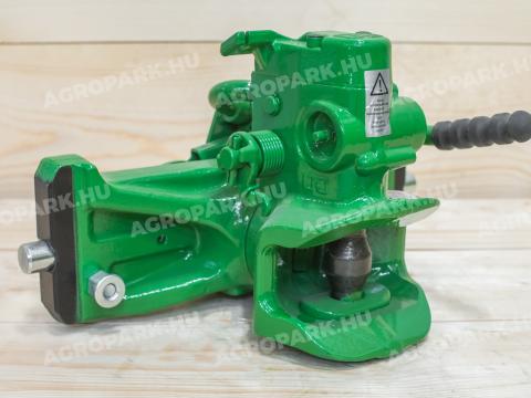 ÚJ automata vonófej (390 mm széles, zöld). gyártmány: Rockinger | kompatibilis: John Deere 6R, 7R, 8R