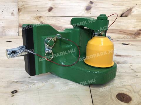ÚJ K80 vonófej (390 mm széles, zöld). gyártmány: Rockinger │kompatibilis: John Deere erőgép