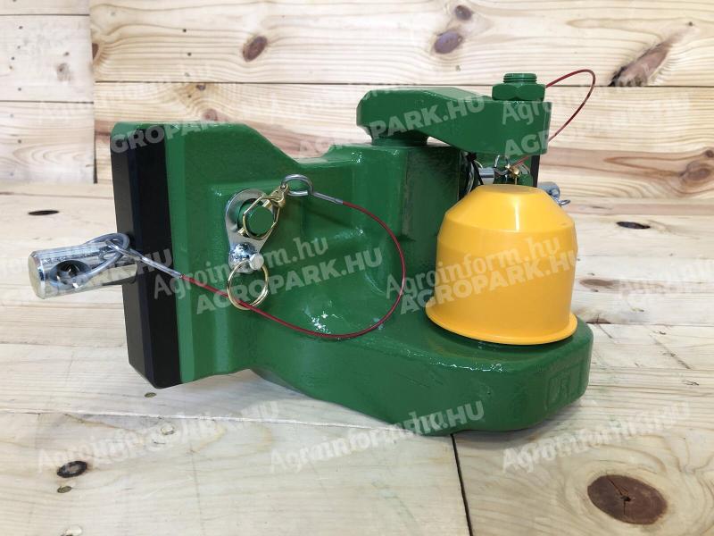 ÚJ K80 vonófej (390 mm széles, zöld). gyártmány: Rockinger │kompatibilis: John Deere erőgép | mennyiség: 1 darab