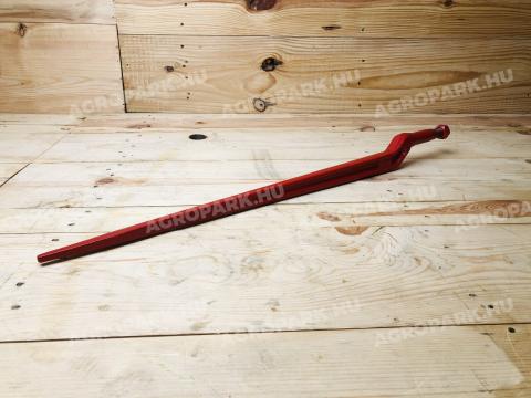 ÚJ trágyavilla tüske, 880 mm hosszúságban. hajlított kivitel, dupla T profil, M22x1,5 menettel, kúpos anyával, AGROPARK trágyavillákhoz ÚJ trágyavilla tüske, 880 mm hosszúságban. hajlított kivitel, dupla T profil, M22x1,5 menettel, kúpos anyával, AGROPARK trágyavillákhoz