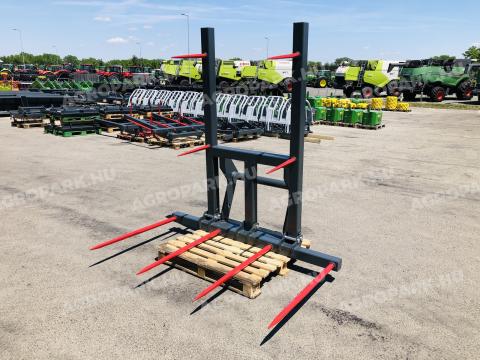 ÚJ bálarakodó adapter Manitou teleszkópos rakodóhoz. 4 darab alsó (110 cm) és 4 darab felső (45 cm) tüskével, több bála egy idejű mozgatásához ÚJ bálarakodó adapter Manitou teleszkópos rakodóhoz. 4 darab alsó (110 cm) és 4 darab felső (45 cm) tüskével, több bála egy idejű mozgatásához