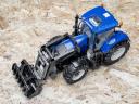 ÚJ New Holland T7.315 homlokrakodós Bruder játék traktor. valósághű funkciók,strapabíró kialakítás ABS műanyagból, 4 éves kortól ajánlott, 1:16 méretarány