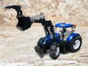 ÚJ New Holland T7.315 homlokrakodós Bruder játék traktor. valósághű funkciók,strapabíró kialakítás ABS műanyagból, 4 éves kortól ajánlott, 1:16 méretarány