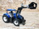 ÚJ New Holland T7.315 homlokrakodós Bruder játék traktor. valósághű funkciók,strapabíró kialakítás ABS műanyagból, 4 éves kortól ajánlott, 1:16 méretarány