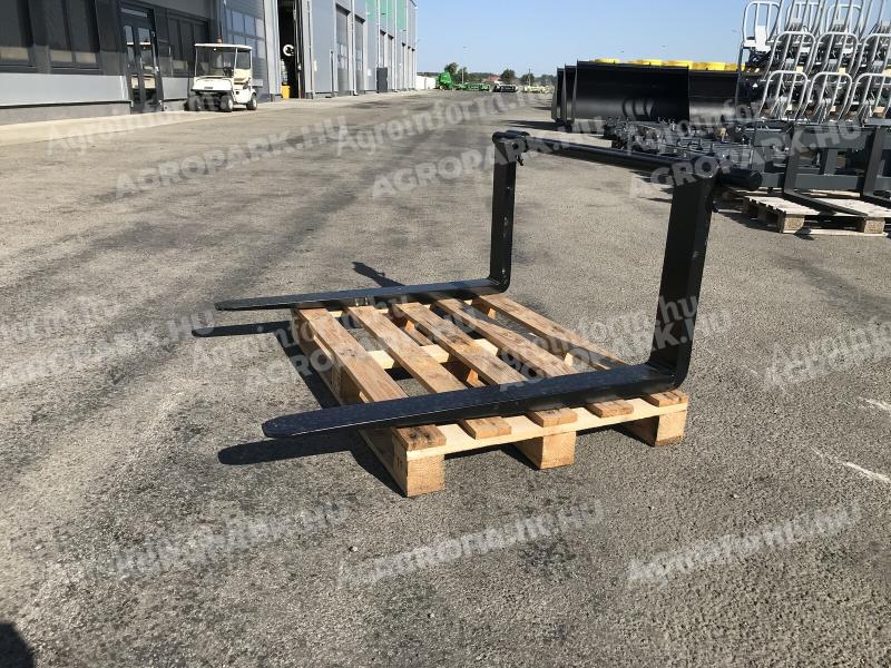 ÚJ gyári JCB raklapvilla és rudazat. JCB Q-Fit felfogatáshoz, terhelhetőség: 3.500 kg villa páronként, hosszúság: 1067 mm