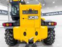 JCB 550-80 (6799 üzemórás) teleszkópos rakodó 8,1 m és 5.000 kg, Joystick, klíma, raklapvilla, 140 lit. szivattyú