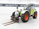 Claas Targo K70 (5514 üzemórás) teleszkópos rakodó, Powershift 40 km/h, klíma, 2 db kanállal