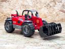 ÚJ Manitou MLT 633 Bruder játék teleszkópos rakodó. valósághű funkciók, strapabíró kivitel ABS műanyagból, 4 éves kortól, 1:16 méretarány