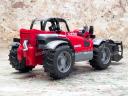 ÚJ Manitou MLT 633 Bruder játék teleszkópos rakodó. valósághű funkciók, strapabíró kivitel ABS műanyagból, 4 éves kortól, 1:16 méretarány