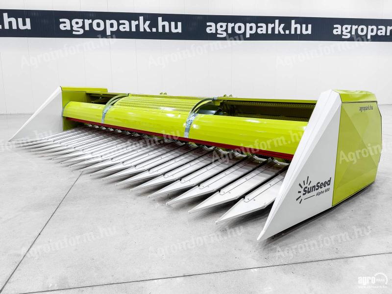 ÚJ SunSeed Alpha 600 6m (8 sor), sorfüggetlen napraforgó adapter (Claas)