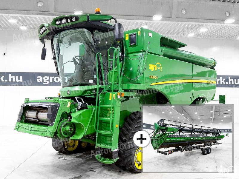 John Deere S690i (1899/3059 üzemórás) hevederes, AT ready, Harvest Monitor, központizsírzás