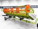 Claas Tucano 440 APS (1564/2135 üzemórás) kombájn, 6 ládás, V680 asztal+kocsi, repcekaszák, doblassító, széles gumizás