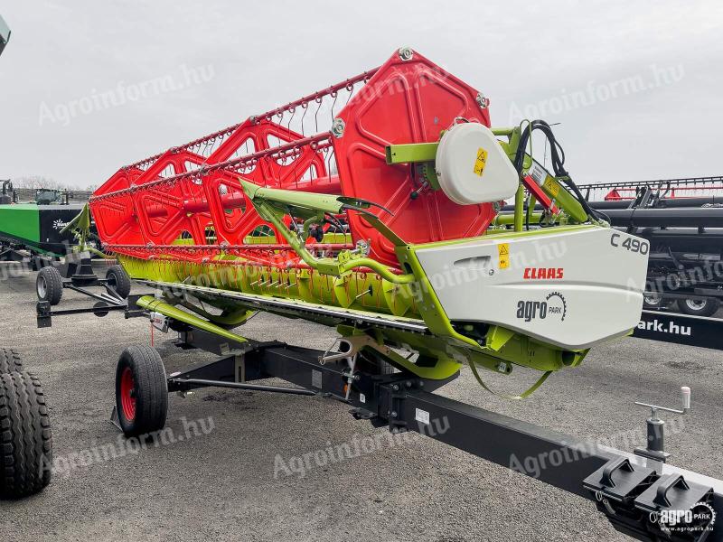 ÚJ Claas C490 4,9 m-es vágóasztal szállítókocsival