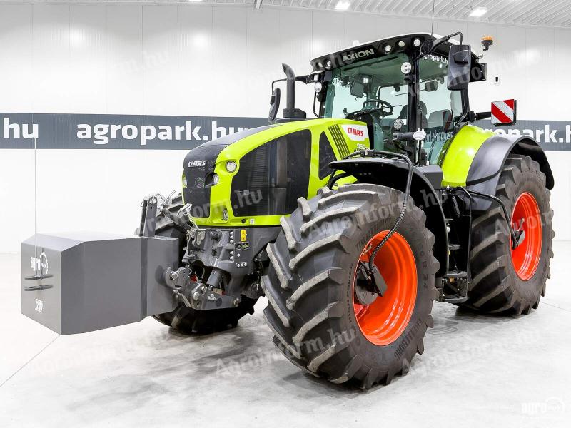 Claas Axion 950 (861 üzemórás) traktor, TPMS keréknyomás szabályzással
