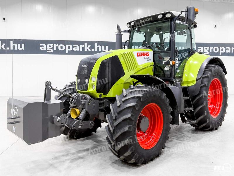 Claas Axion 830 CEBIS (5017 üzemórás) traktor, Hexashift, frontkardán, RTK