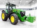 John Deere 7730 (16995 üzemórás) traktor, PowrQuad 20/20 40 km/h, rugózott híd, front hidraulika, front kardán, légfék, klíma, ISOBUS