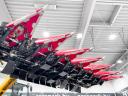 ÚJ Capello Quasar R8 8 soros, csukható vázas kukorica adapter, Claas Lexion / Tucano kombájnokhoz