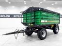 DEMO Metaltech DB 12 15,2 m3-es, 12.000 kg teherbírású forgózsámolyos pótkocsi