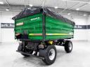 DEMO Metaltech DB 12 15,2 m3-es, 12.000 kg teherbírású forgózsámolyos pótkocsi