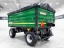 DEMO Metaltech DB 12 15,2 m3-es, 12.000 kg teherbírású forgózsámolyos pótkocsi