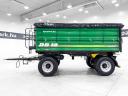 DEMO Metaltech DB 12 15,2 m3-es, 12.000 kg teherbírású forgózsámolyos pótkocsi
