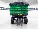 DEMO Metaltech DB 12 15,2 m3-es, 12.000 kg teherbírású forgózsámolyos pótkocsi