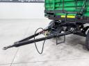 DEMO Metaltech DB 12 15,2 m3-es, 12.000 kg teherbírású forgózsámolyos pótkocsi