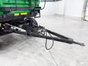 DEMO Metaltech DB 12 15,2 m3-es, 12.000 kg teherbírású forgózsámolyos pótkocsi