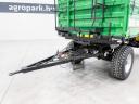 ÚJ Metaltech DB 14 19,3 m3-es, 14.000 kg teherbírású forgózsámolyos pótkocsi