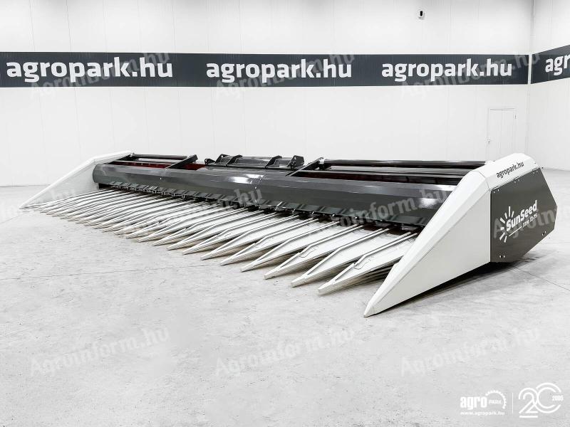 BÉRELHETŐ - ÚJ SunSeed Xtra 12-75 9 m-es, 12 soros, sorfüggetlen napraforgó asztal, adapter (CNH)