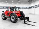 Manitou MLT 731 Turbo (8589 üzemórás) 7 méter és 3.100 kg kapacitású teleszkópos rakodó, Joystick, klíma, raklapvilla, Perkins motor, Agri kivitel