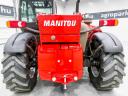 Manitou MLT 731 Turbo (8589 üzemórás) 7 méter és 3.100 kg kapacitású teleszkópos rakodó, Joystick, klíma, raklapvilla, Perkins motor, Agri kivitel